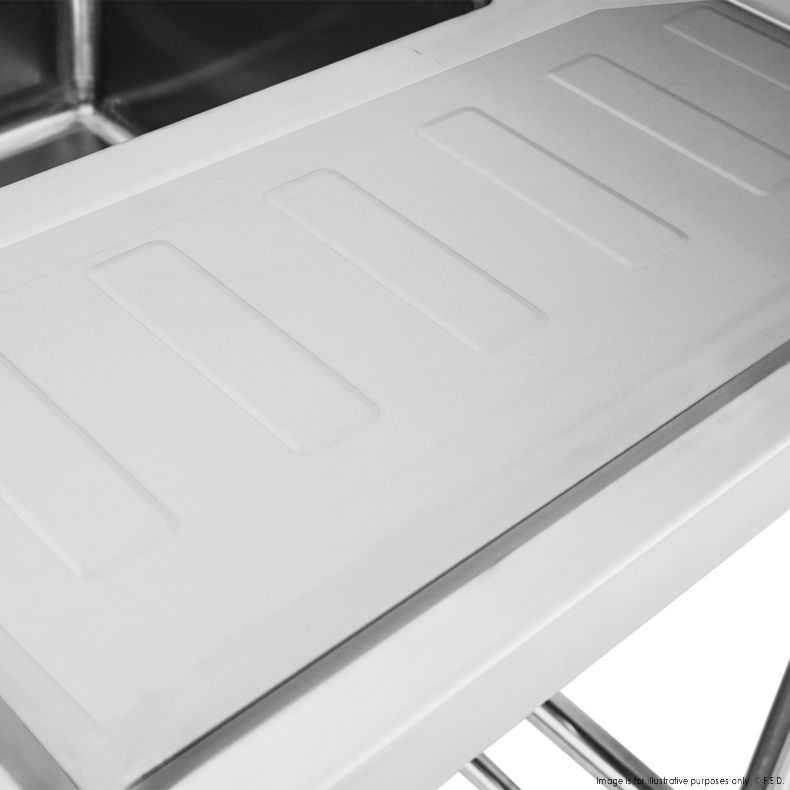 Double Left Handed Sink Bench 1500x700x900mm