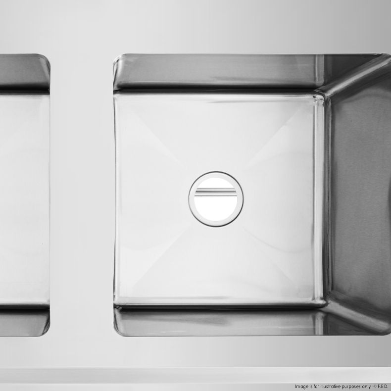 Double Left Handed Sink Bench 1500x700x900mm