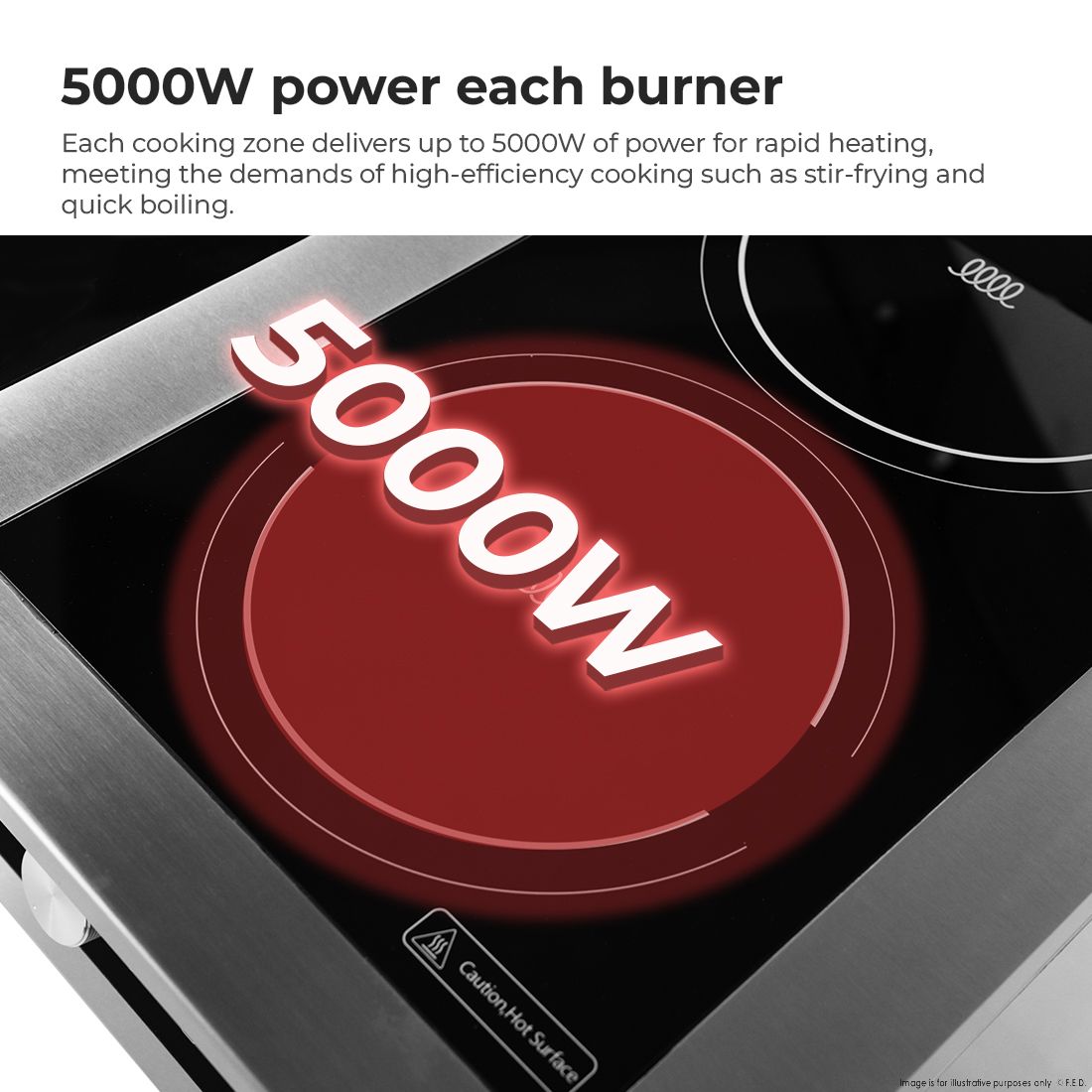 Electmax 700 Series Induction 4-Burner Cooker with Splashback EIC7-800P