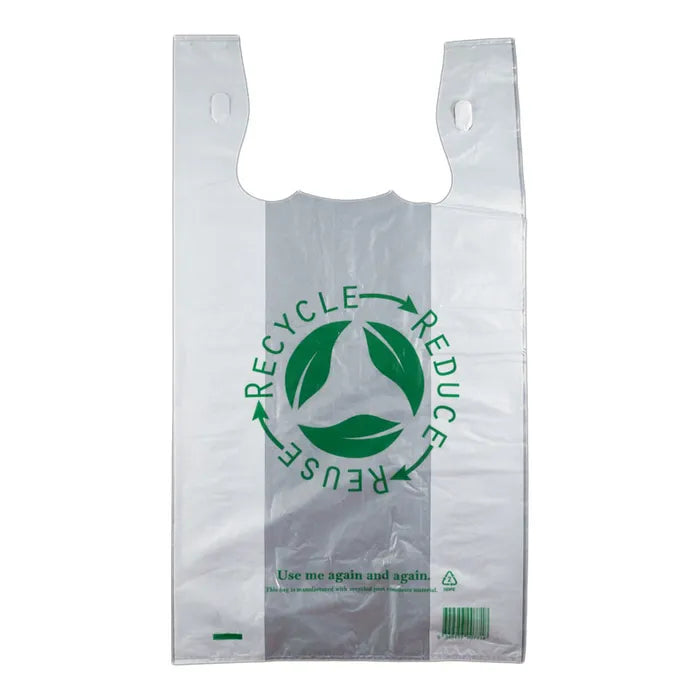Reusable Plastic Carry Bag - LARGE 50pk