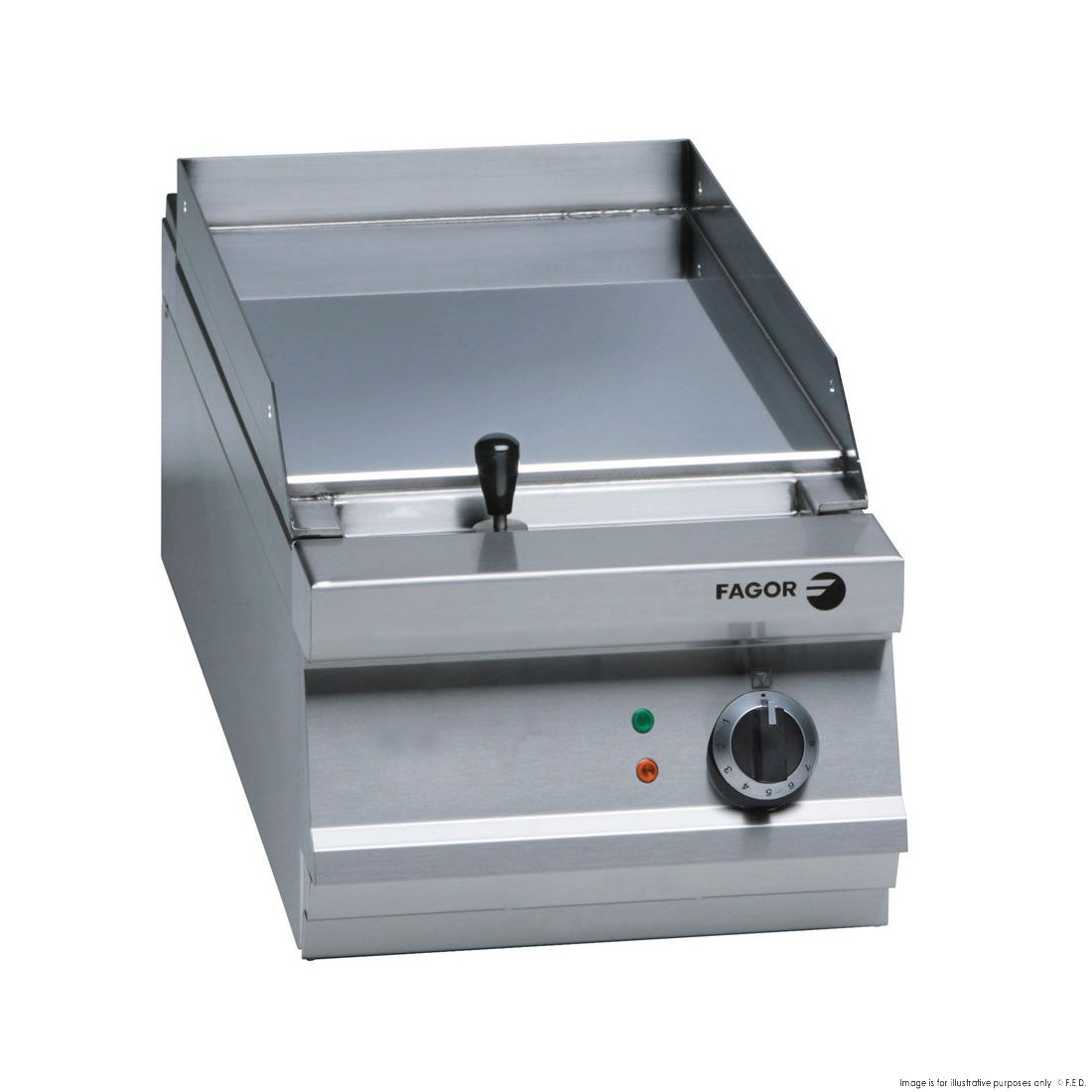 Fagor 900 Series Electric Chrome 1 Zone Griddle FTE-C9-05L
