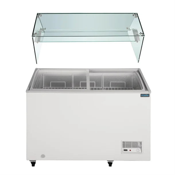 Polar G-Series Display Chest Freezer - 270Ltr with Glass Surround