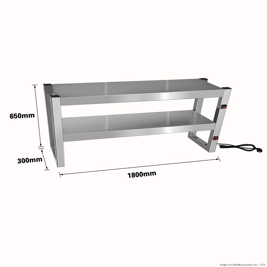 Benchstar Commercial Food Warmer with 10 Lamps – FW10L-182