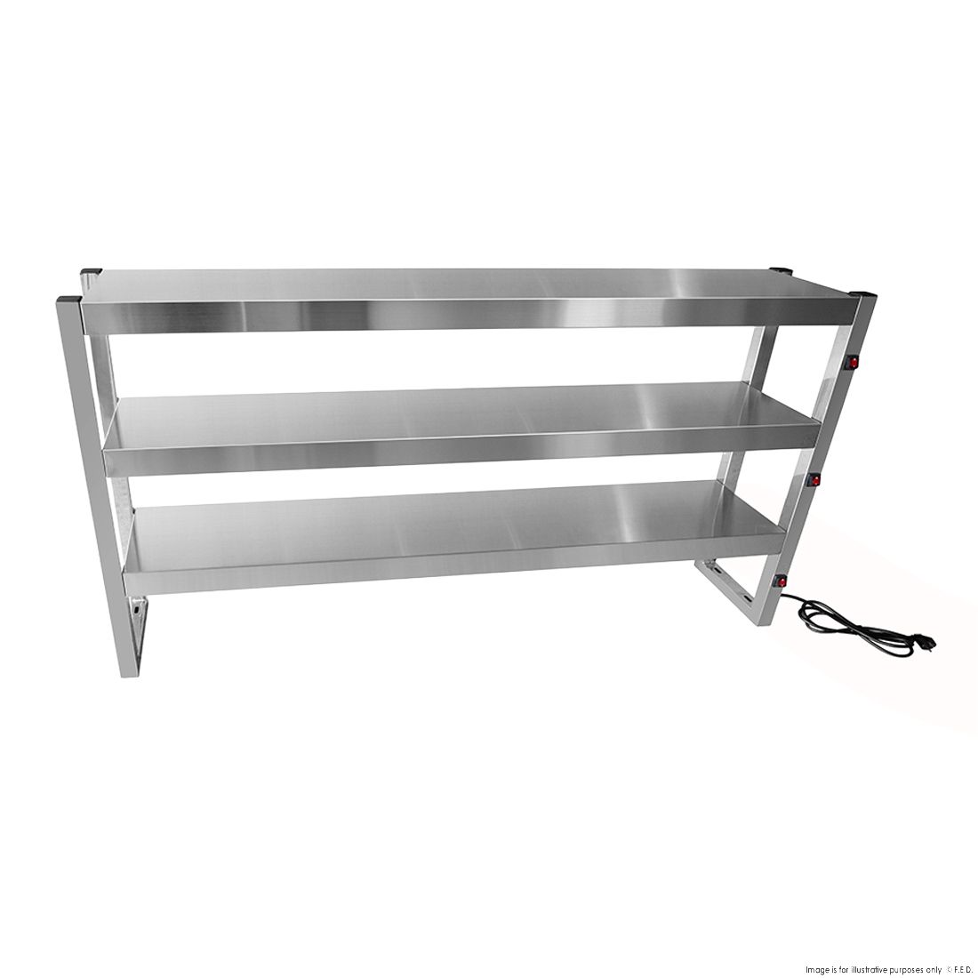 Benchstar Commercial Food Warmer with 15 Lamps – FW15L-183