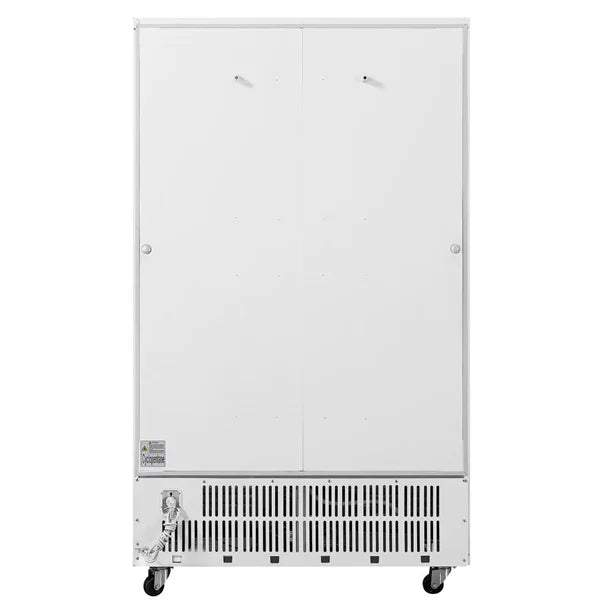 Polar G-Series Upright Display Cooler with Light Box Sliding Door - 950Ltr