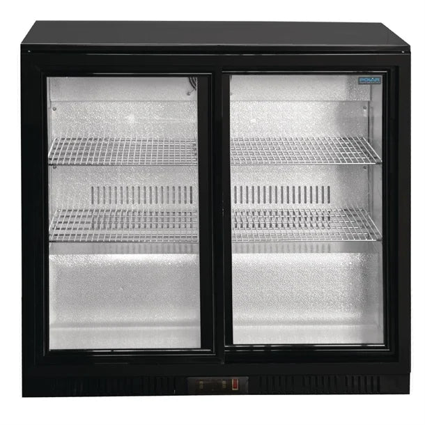 Polar G-Series Back Bar Cooler with 2 Sliding Doors 208Ltr