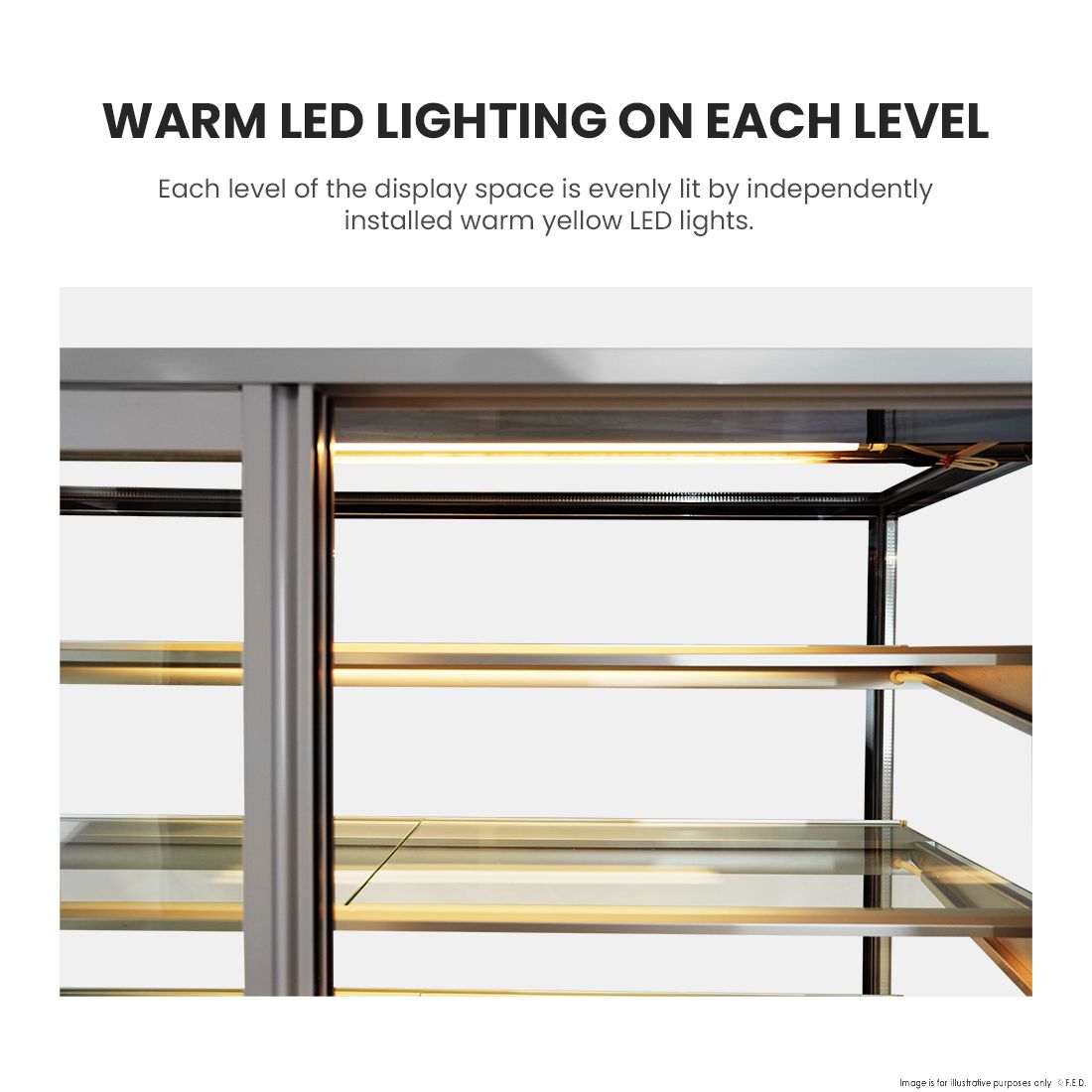 Bonvue Heated Display Cabinet - H-SF820V