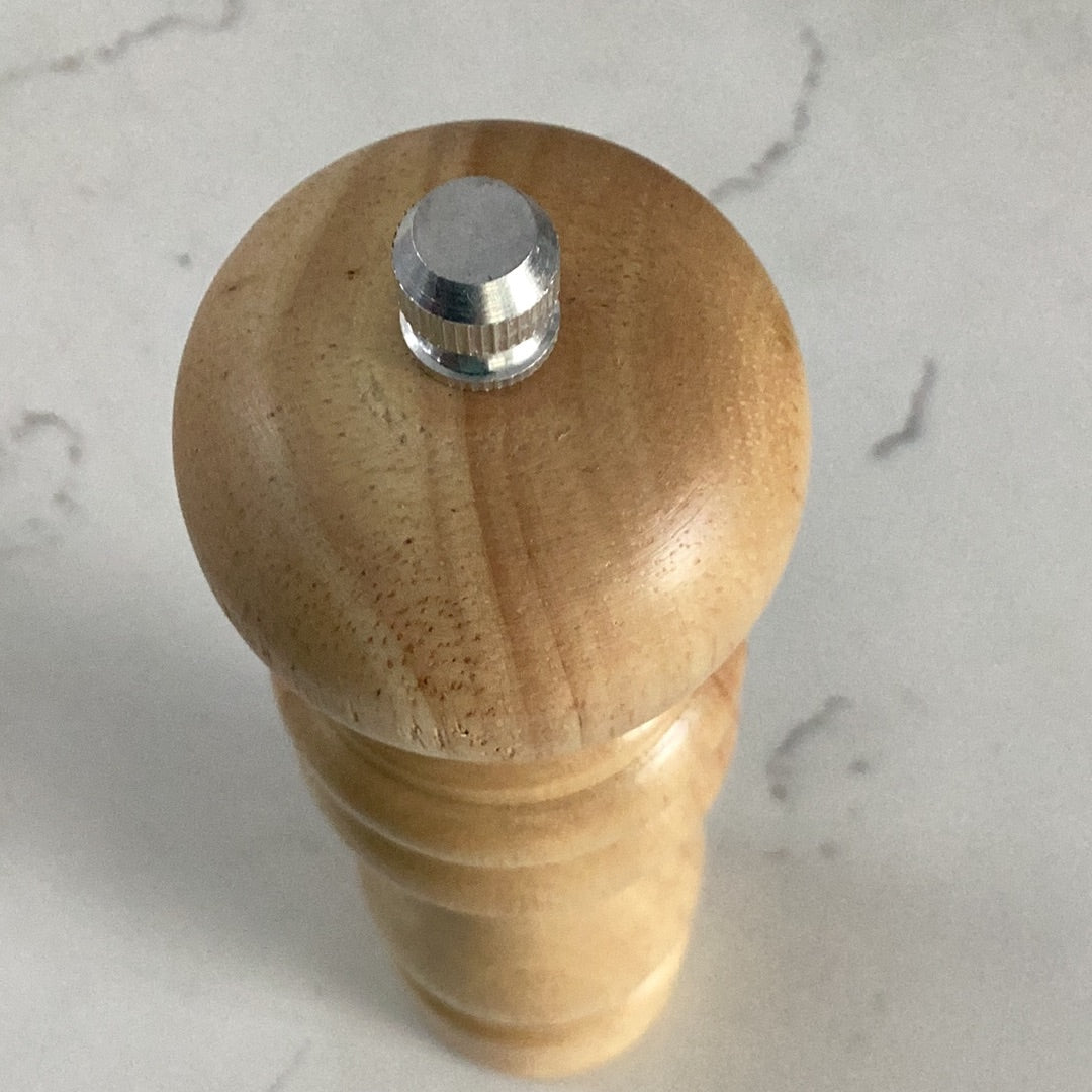 WOODEN PEPPER MILL 8''