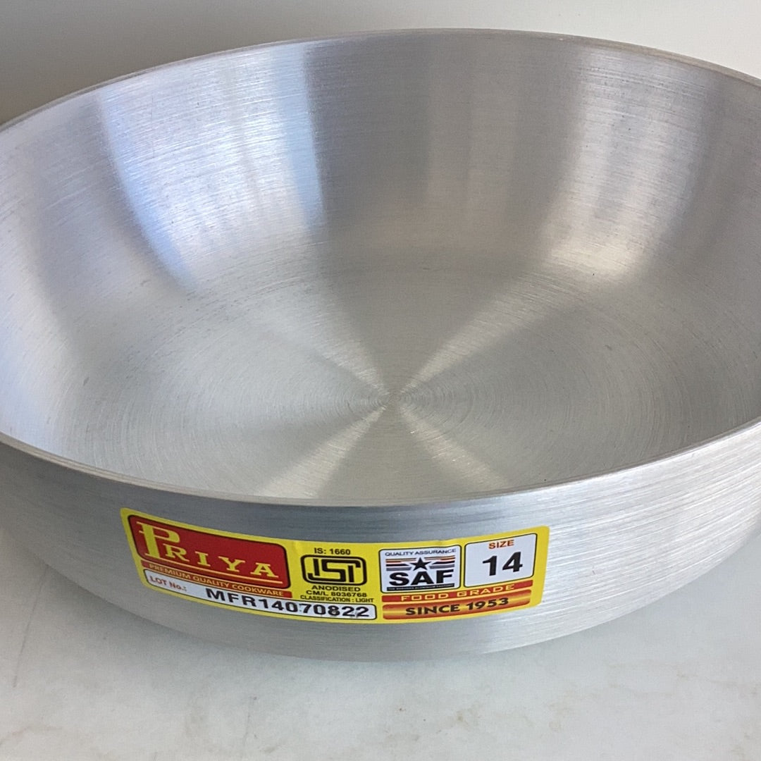 FRYPAN WITH STEEL HANDLE SIZE 14 hi