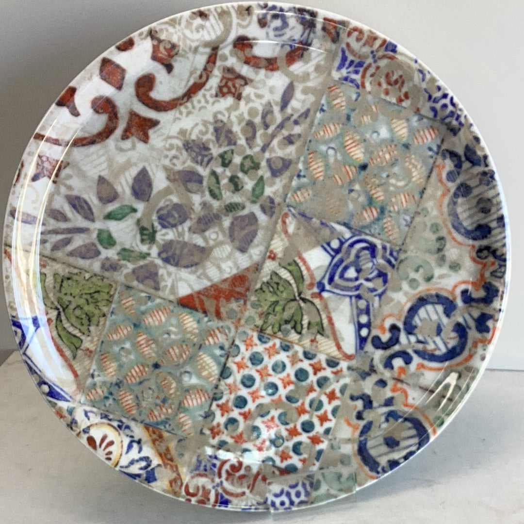 Pizza plate 33cm Printed Tuscany Saturnia