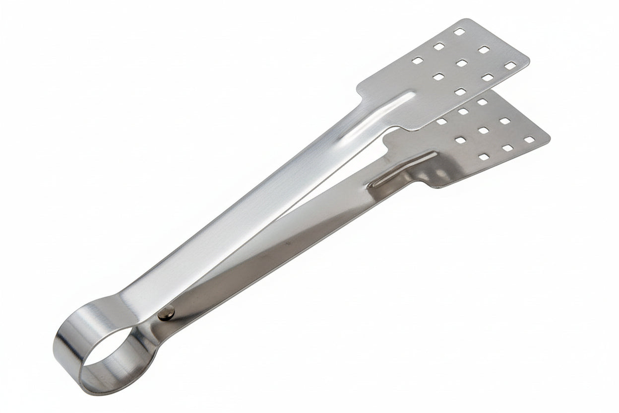 SS Tong Pastry Perforated  9" 23cm 1pc