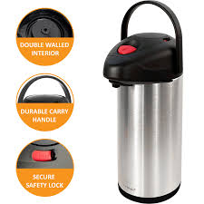 Vacuum flask 5.0L Stainless Steel body with top button