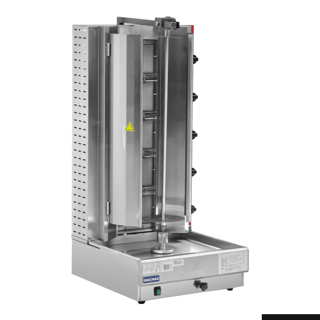 Gasmax Semi-automatic 5 Burner NG Kebab Machine - KB-5