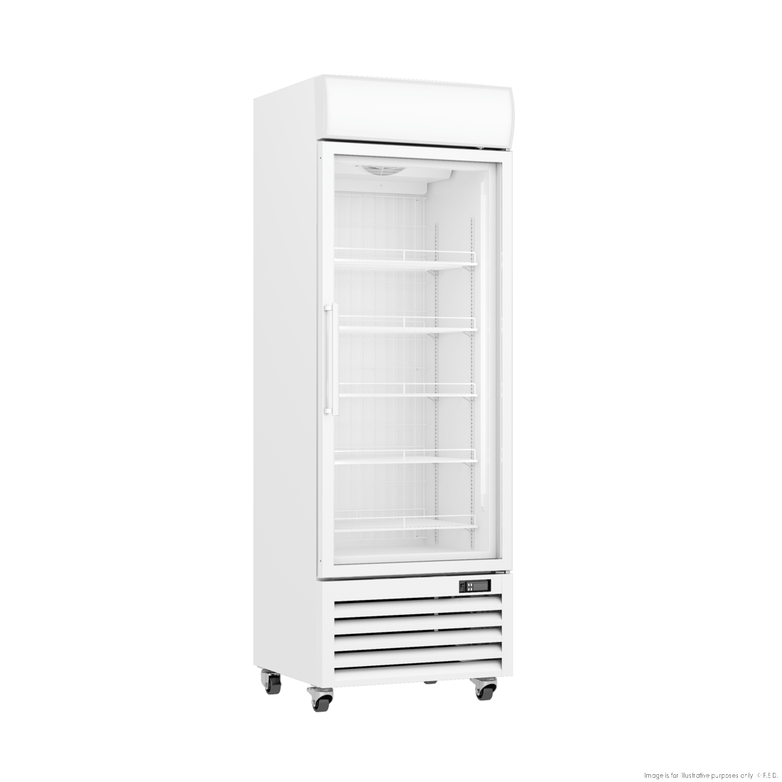 Thermaster Upright Single Glass Door Freezer LG-400PF
