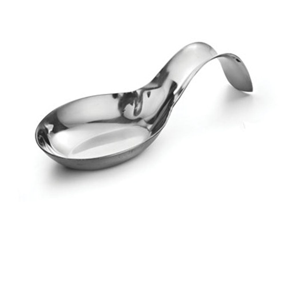 SS Sandle Type Spoon Rest- SILVER 1PC