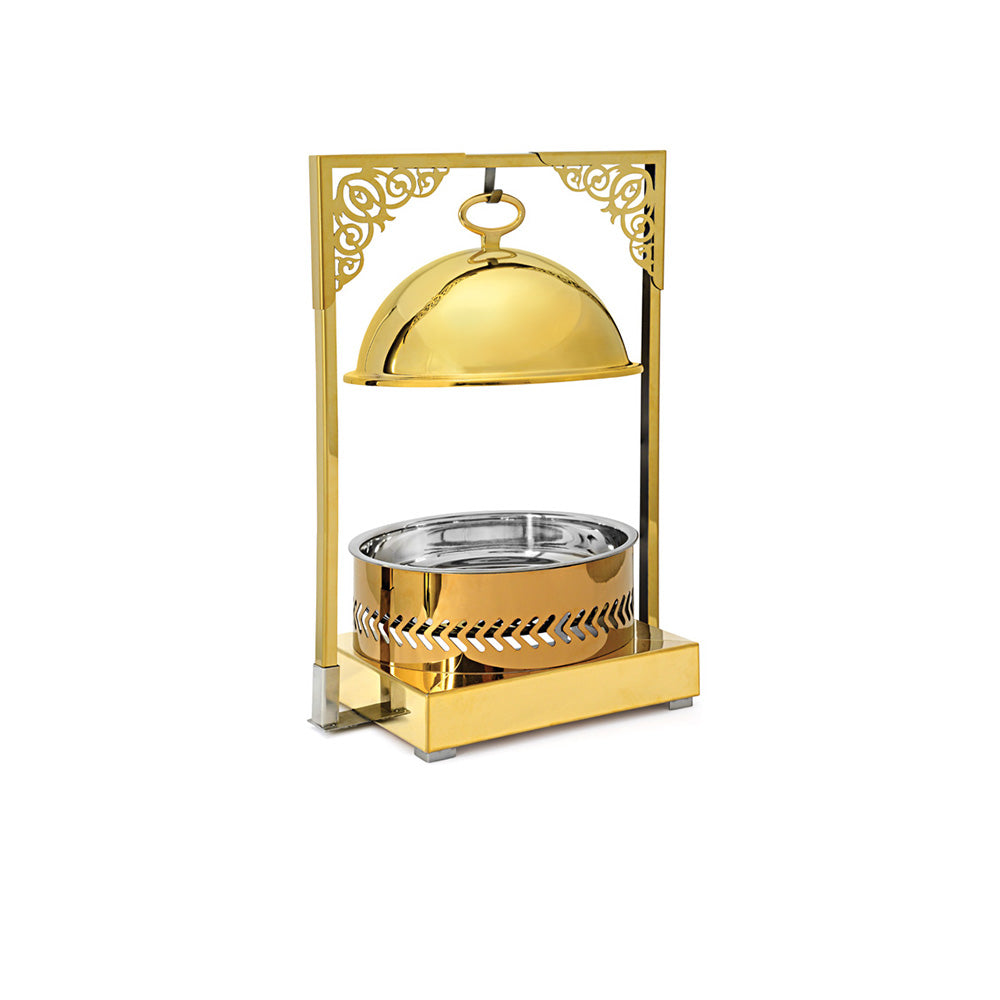 Round 5LT Frame Stand Chafing Dish with Hanging Lid