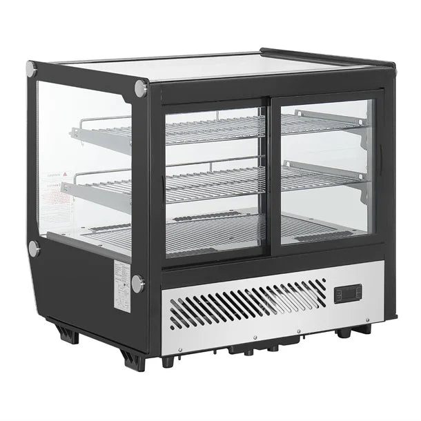 Polar G-Series Counter Display Merchandiser Square Glass - 120Ltr