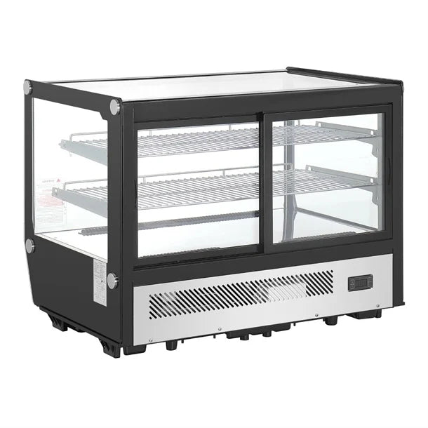 Polar G-Series Counter Display Merchandiser Square Glass - 160Ltr