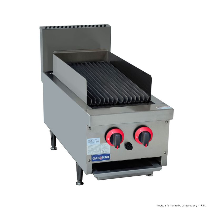 Gas Char Grill top 2 burner LPG 354x824x575