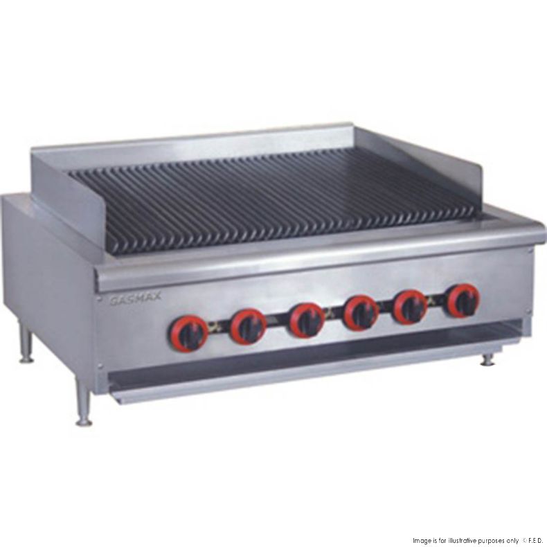 Char Grill 6 Burner 915x770x360+100mm NG-126mj/h