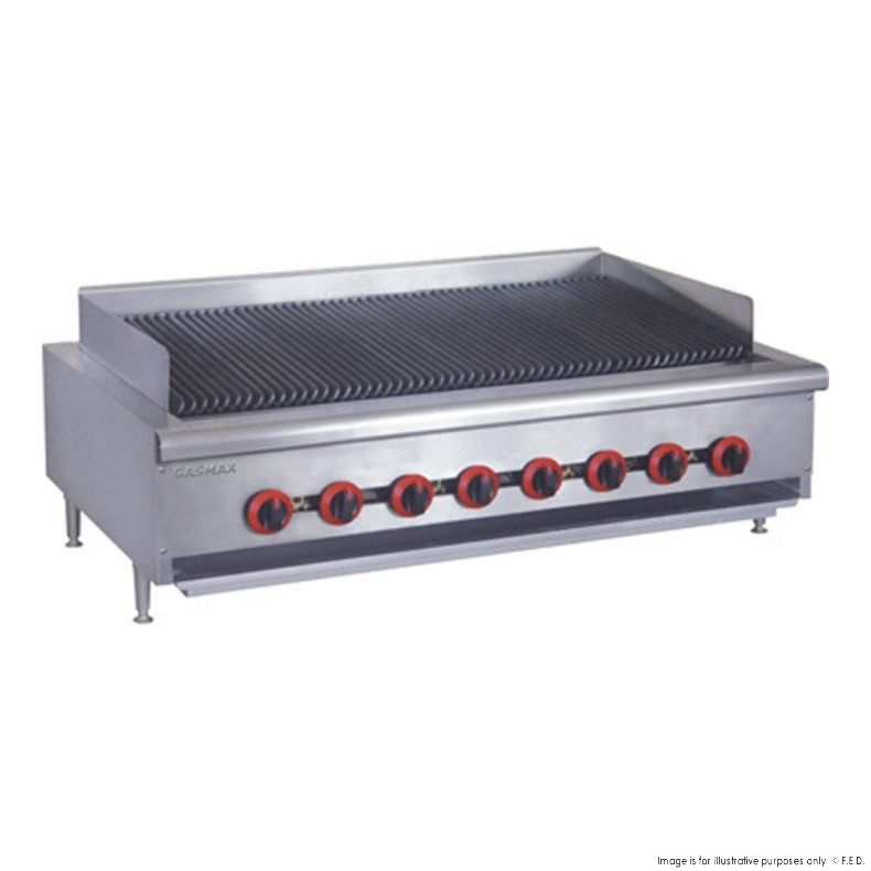 Char Grill 8 Burner 1220x770x360+100mm NG-176mj/h