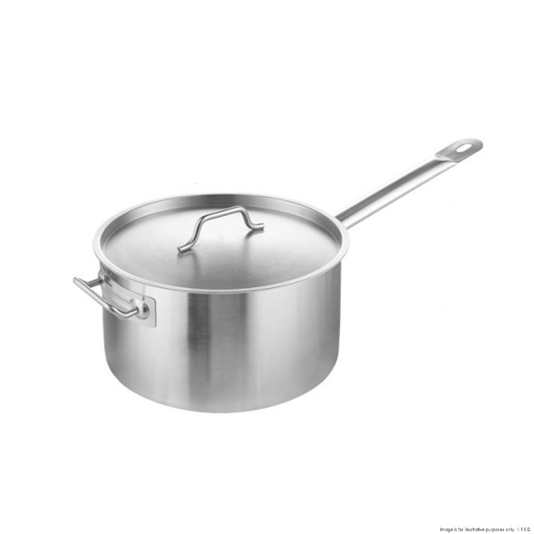 Quality Level 4 S/S Saucepans with Loop Handle 300x18