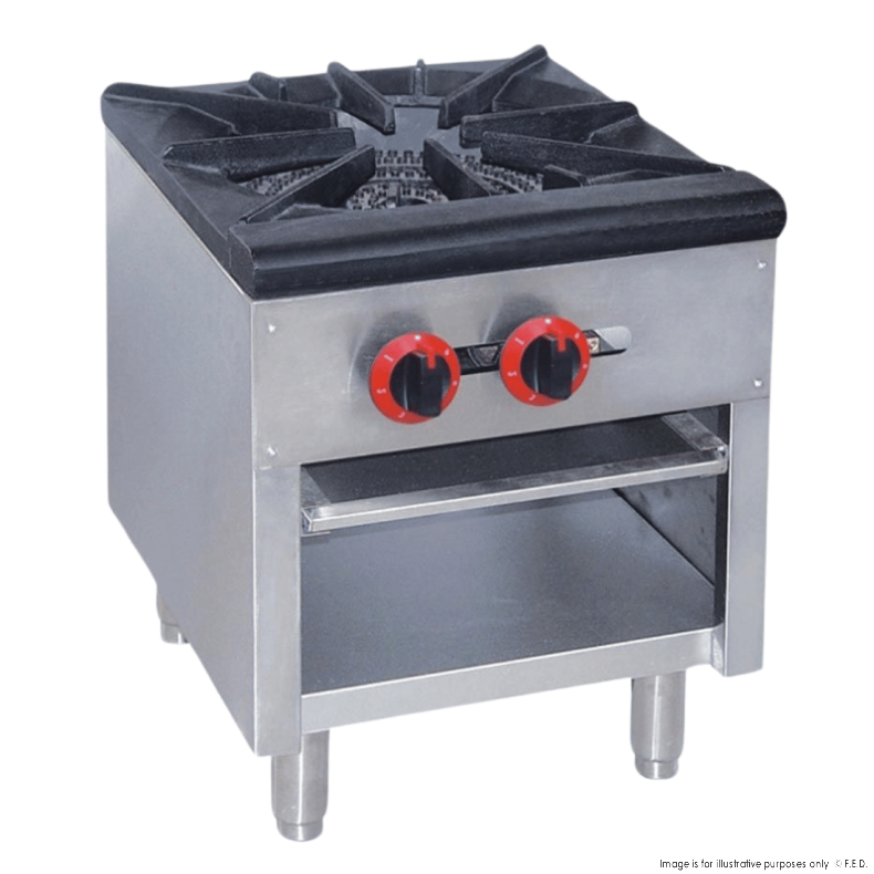 Gas Dual Ring Single Burner Single Hob 463x676x497mm NG-80mj/h