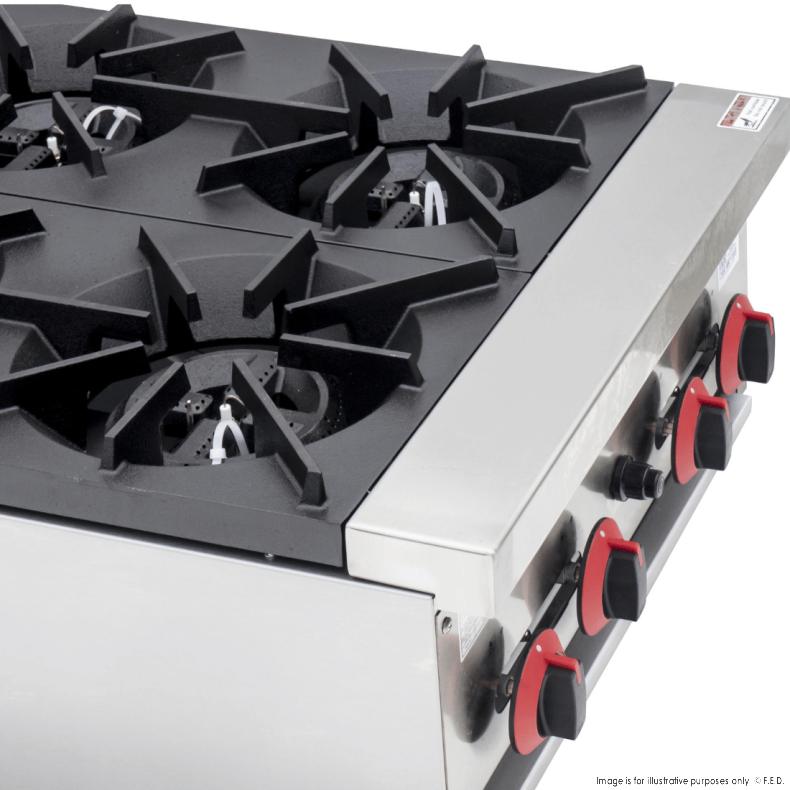 Gasmax Gas 4 Burner Cook Top RB-4E Natural
