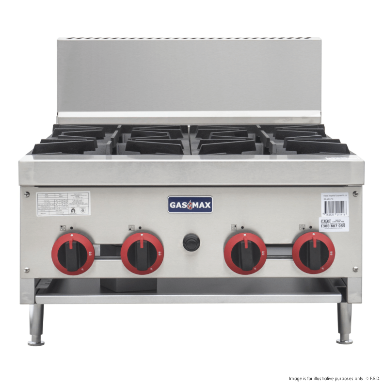 Gas 4 Burner Cook Top 602x824x575mm NG-96mj/h