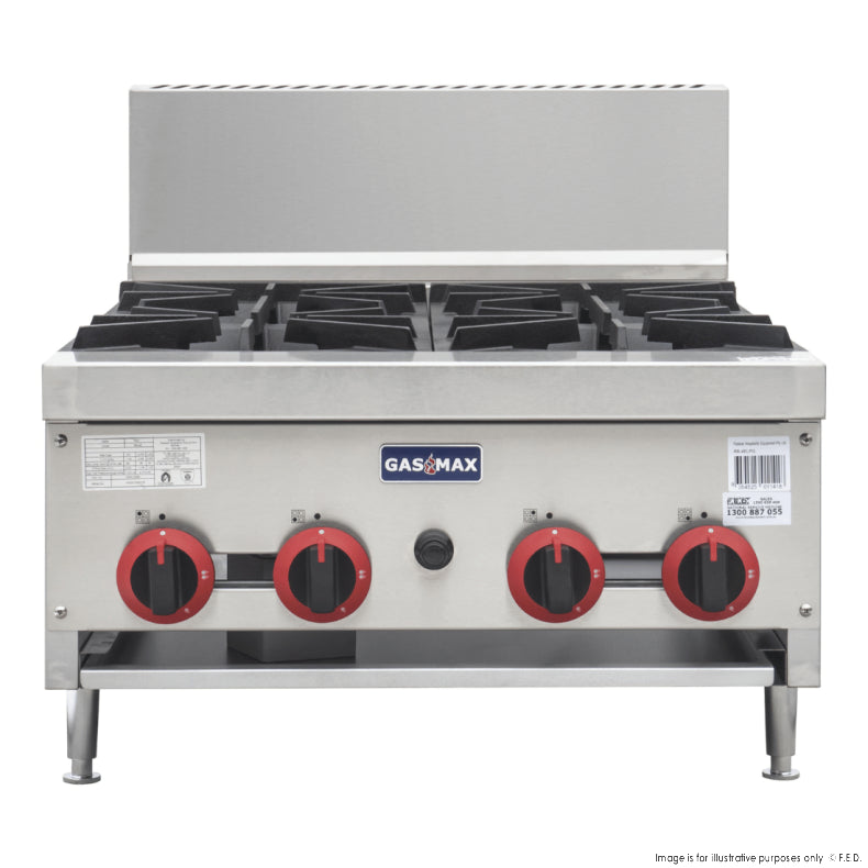 Gasmax Gas 4 Burner Cook Top RB-4E Natural