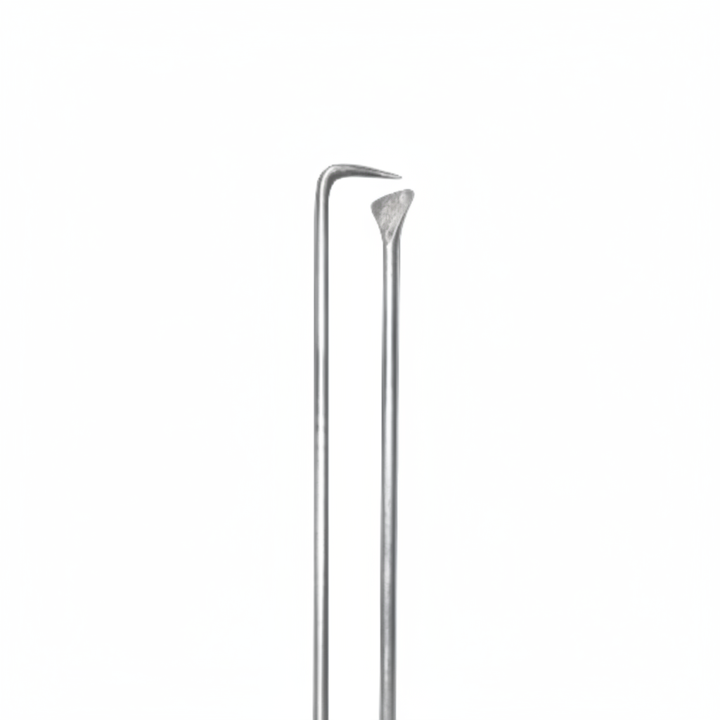 Tandoor Naan Hook Skewer and scraper Thick - PAIR