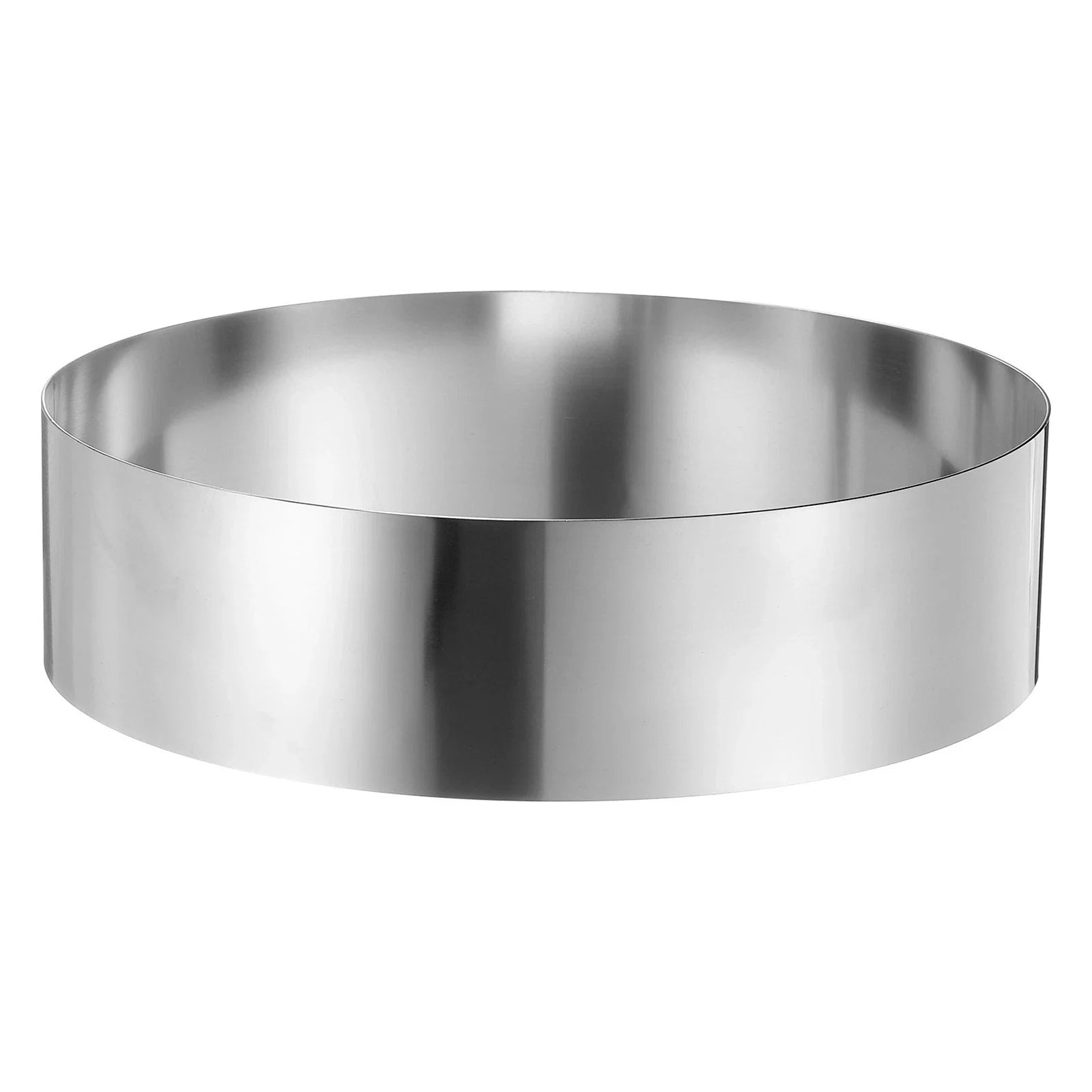 SS Round Cake/Pastry Ring D.10x4.5 Cm (0.9mm)