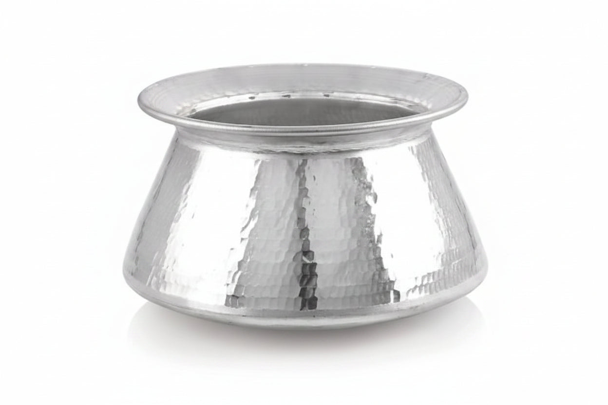 Aluminium Handi Thick Hammered & Welded Joints Biryani Pot Size 14 (52 Liters)