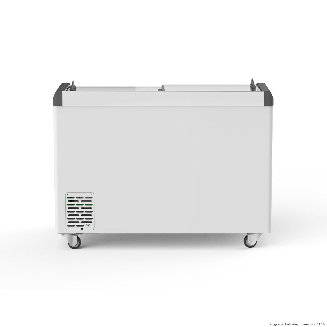 Thermaster Heavy Duty Supermarket Glass Sliding Lid Freezers 406L - SD-406K