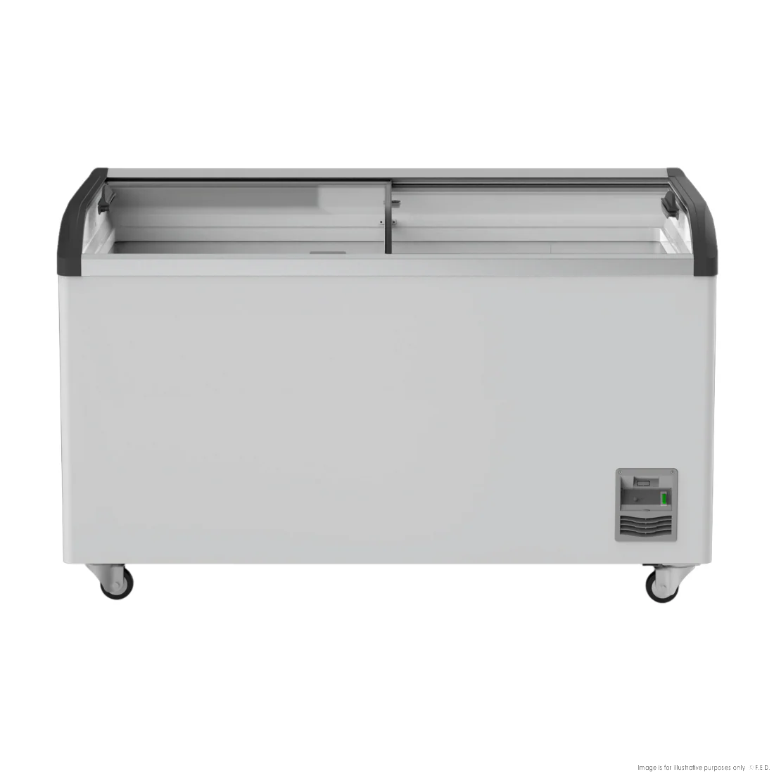 Thermaster Heavy Duty Supermarket Glass Sliding Lid Freezers 506L - SD-506K