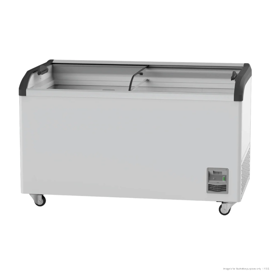 Thermaster Heavy Duty Supermarket Glass Sliding Lid Freezers 506L - SD-506K