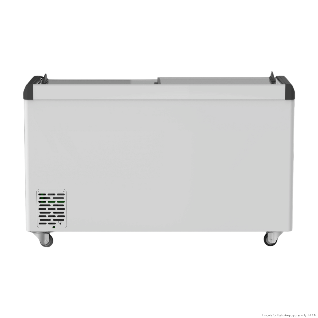 Thermaster Heavy Duty Supermarket Glass Sliding Lid Freezers 506L - SD-506K