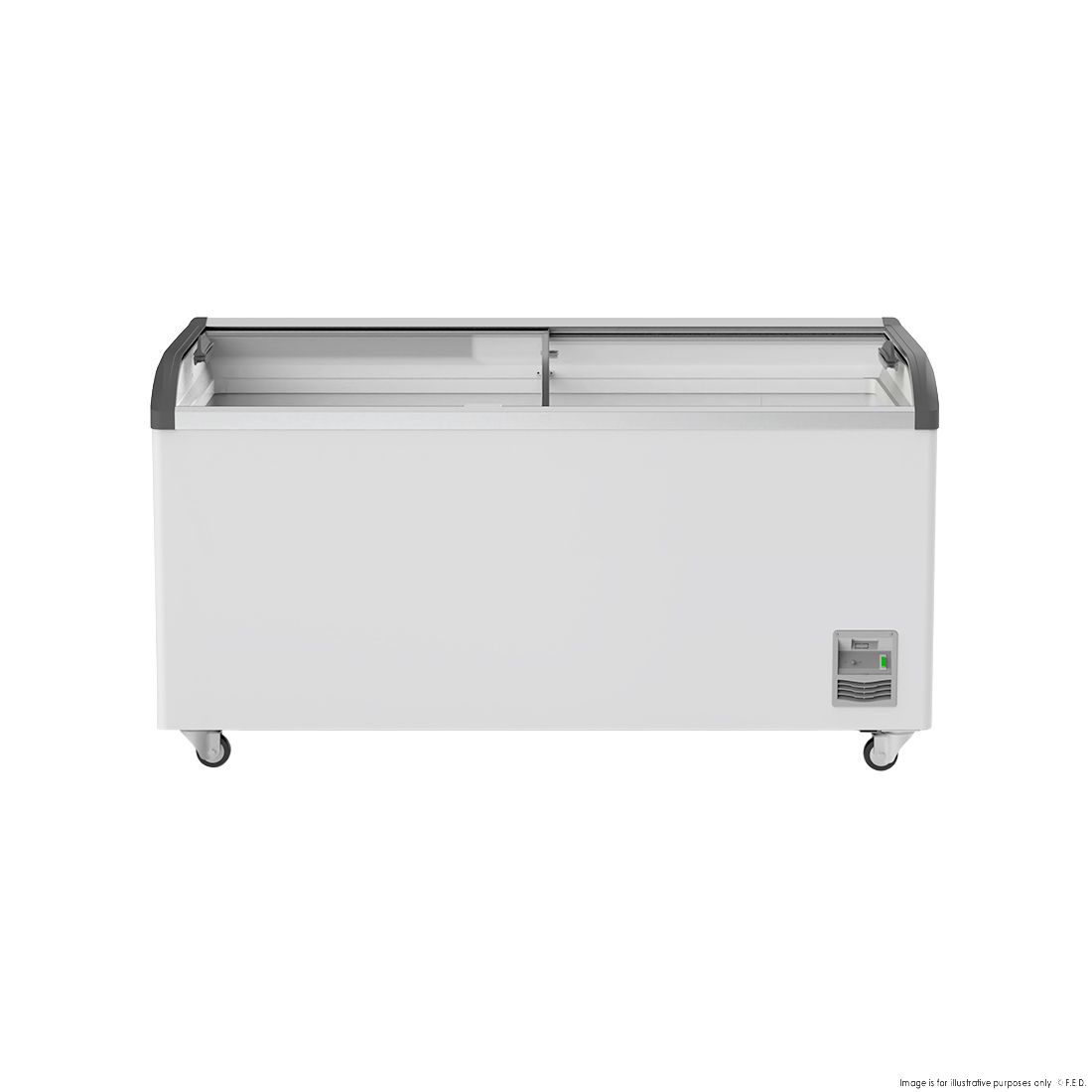 Thermaster Heavy Duty Supermarket Glass Sliding Lid Freezers 576L - SD-576K