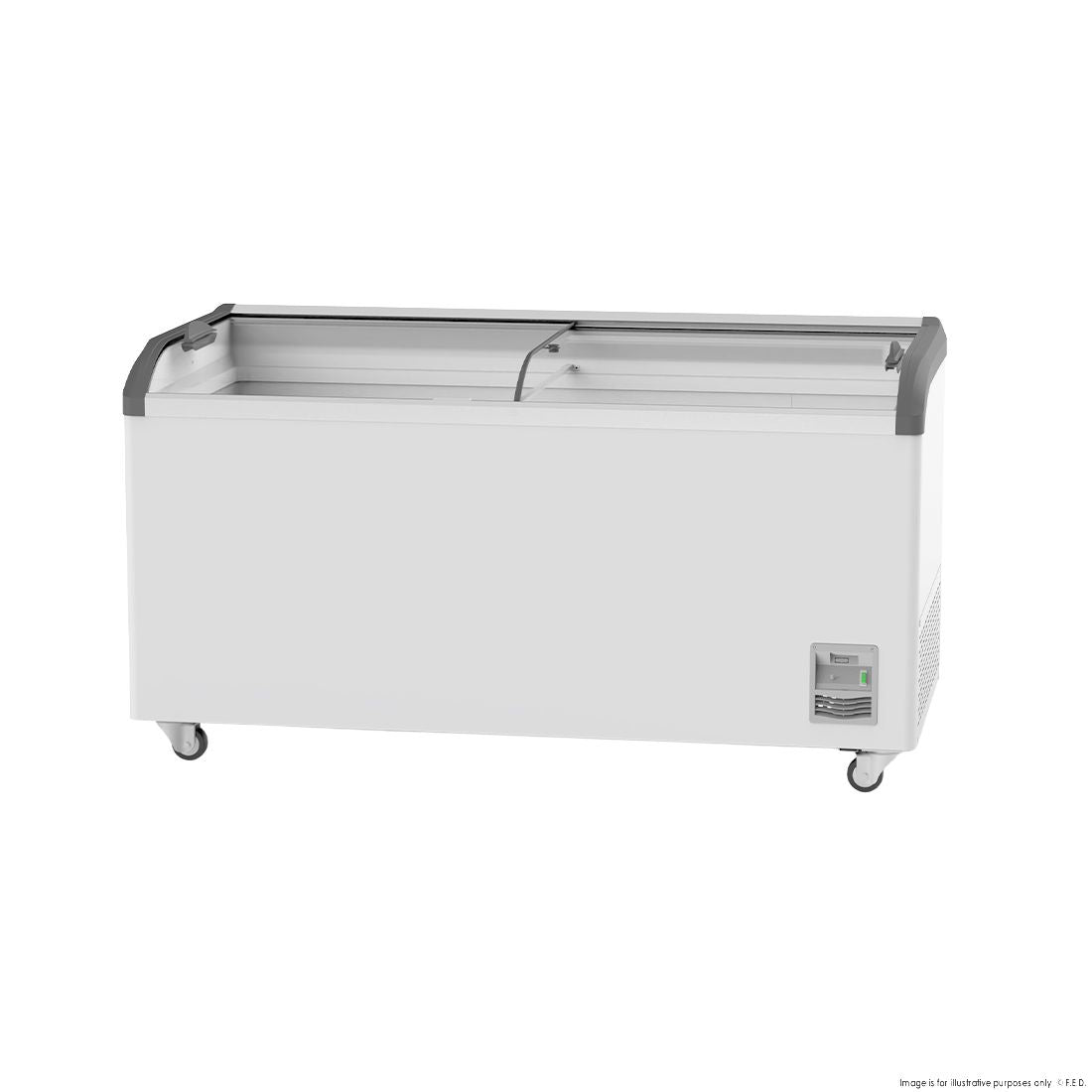 Thermaster Heavy Duty Supermarket Glass Sliding Lid Freezers 576L - SD-576K