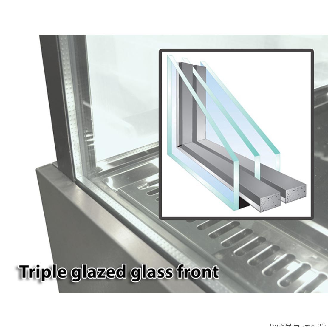 Bonvue Chilled Food Display - SG120FA-2XB
