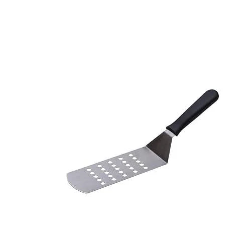 SS Chef Spatula Perforated With Plastic Handle 75mm (8")