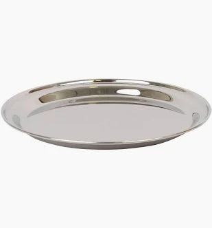Stainless Steel  oval plate 35cm 1PC