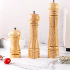 Pepper grinder 8" Wooden with Stainless steel 1pc