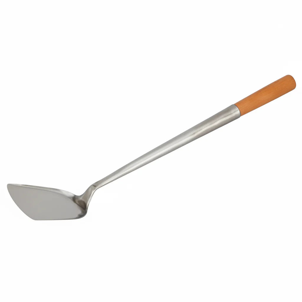 Stainless Steel Spatula Size 3 with wooden handle 50cm 1pc
