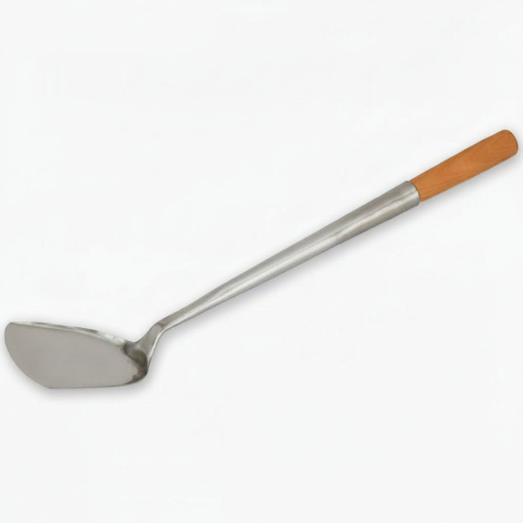 Stainless Steel Spatula size 2 with wooden handle 51cm L