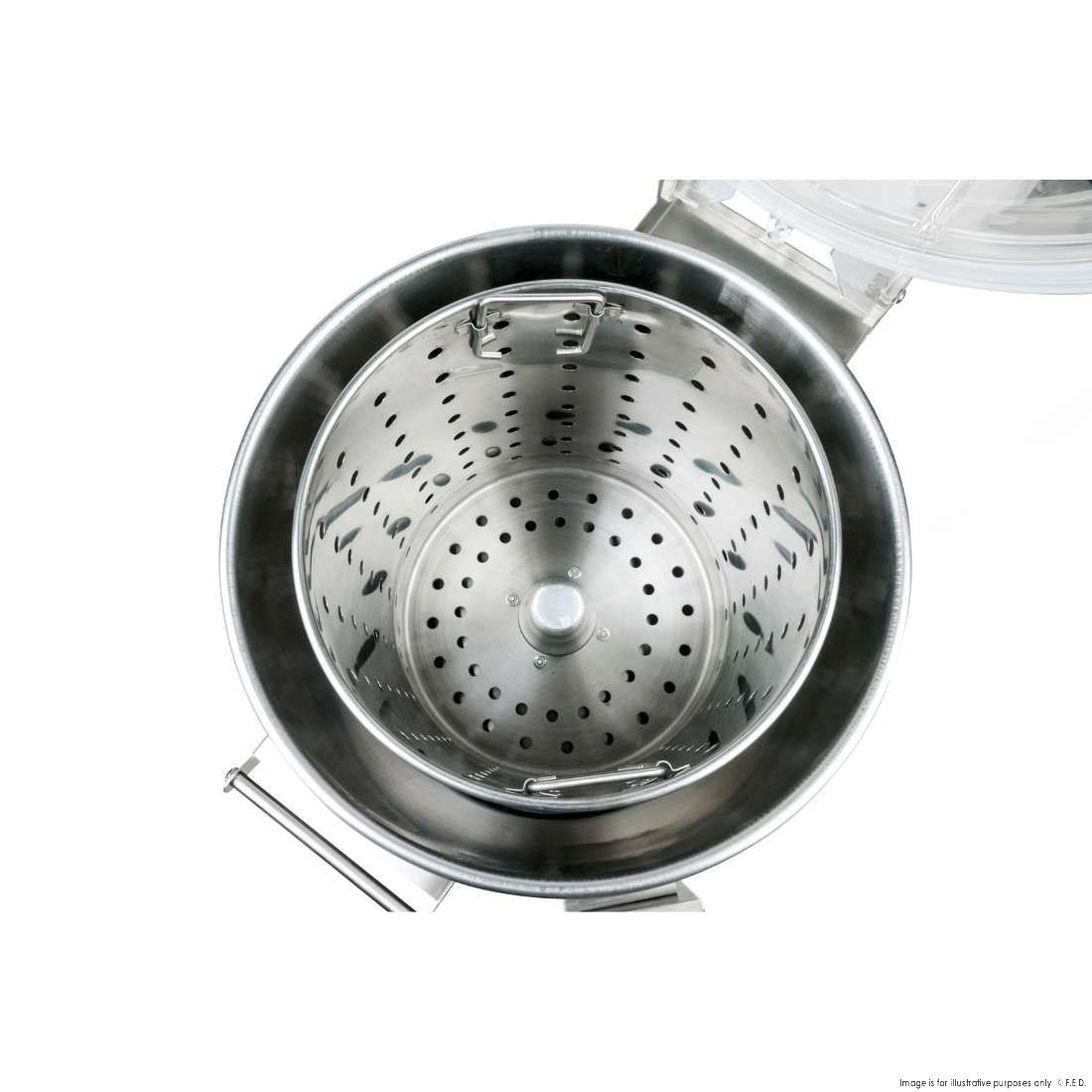 Yasaki Electric Salad Spinner w/ Castors & Timer 3kg/cycle SP75AS