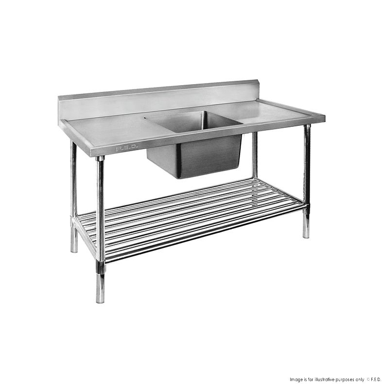 Single Sink Bench - Centre 1200x700x900mm