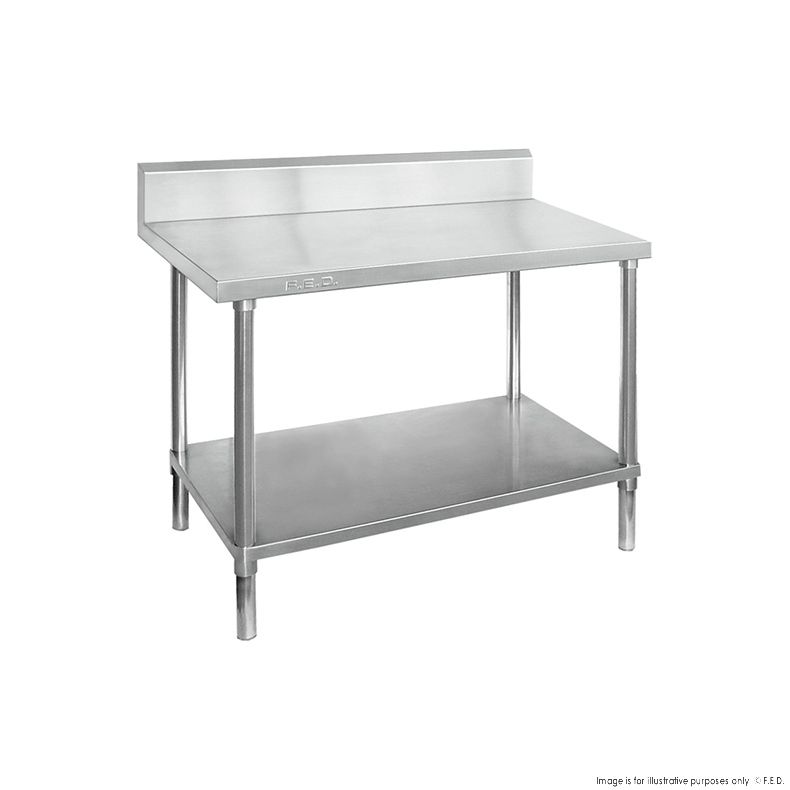 Workbench with Undershelf and Splashback 1800x600x900mm