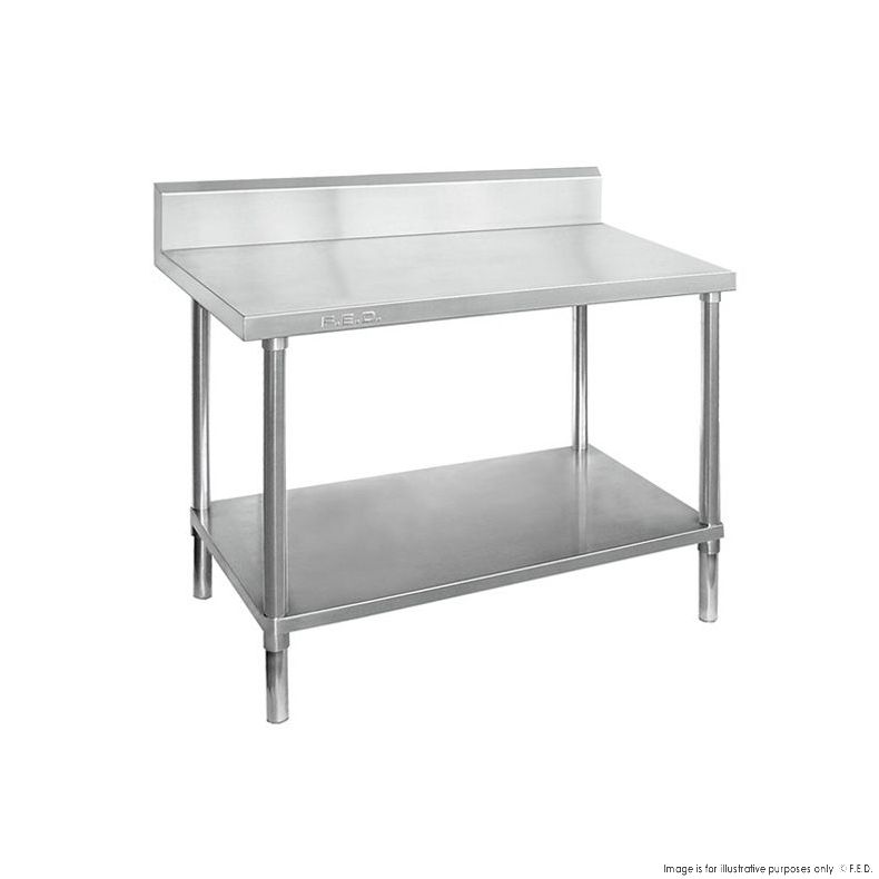 Workbench with Undershelf and Splashback 450x700x900mm