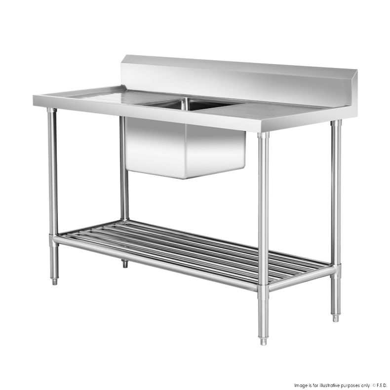 Single Sink Bench - Centre 1500x600x900mm